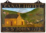 Fort Decker (Canal Hotel) Commemorative Sign Board
