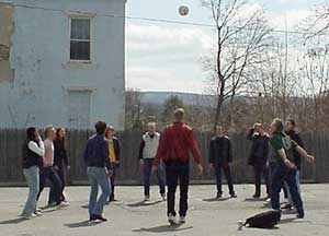 the ever present soccer ball